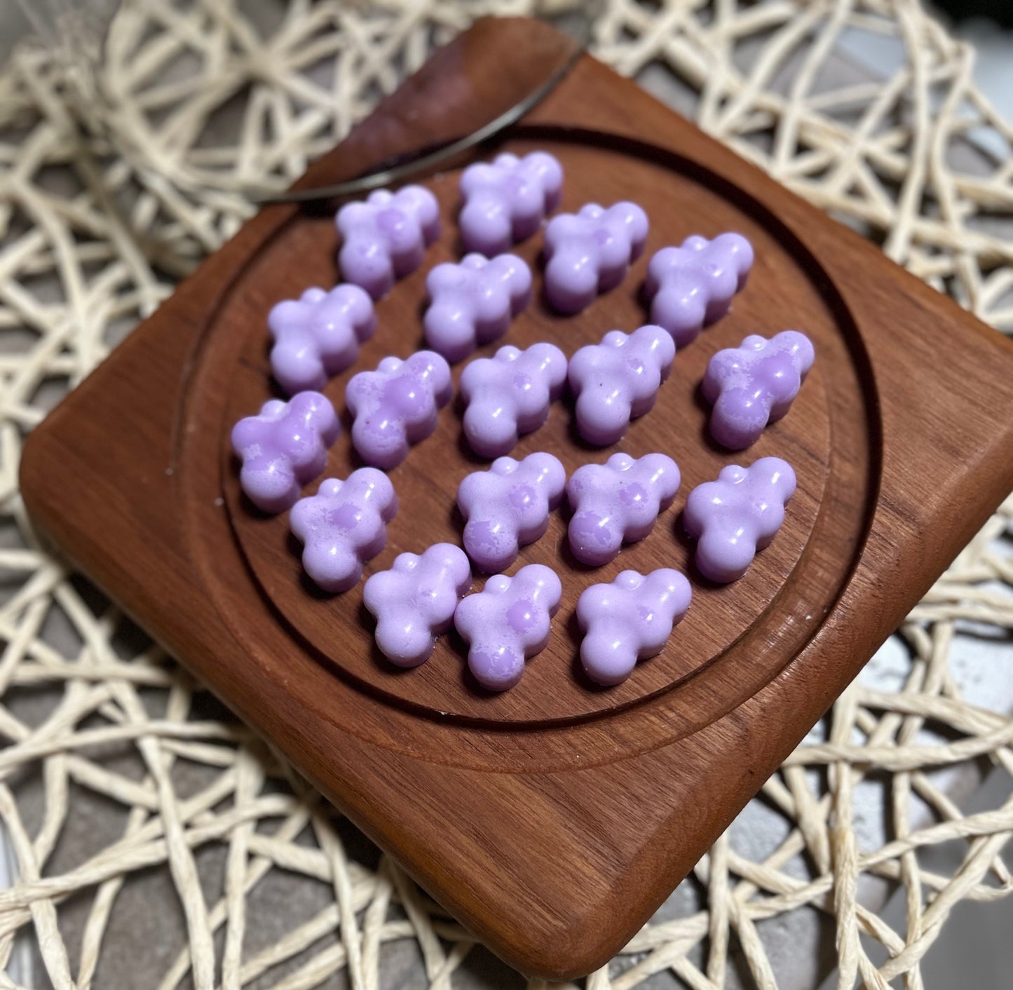 Miniature cloud wax melts